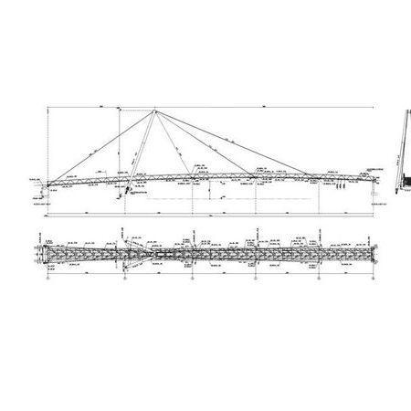 Schrägseilbrücke mit Pylon