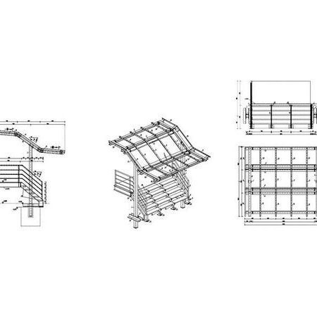 Glasdach über Treppenanlage