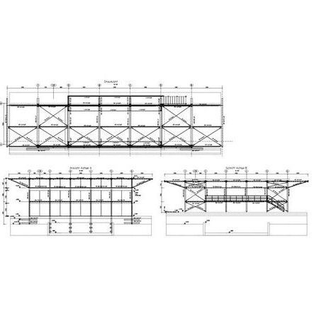 Verglaster Wartungsunterstand