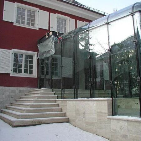 Wintergarten aus Glas