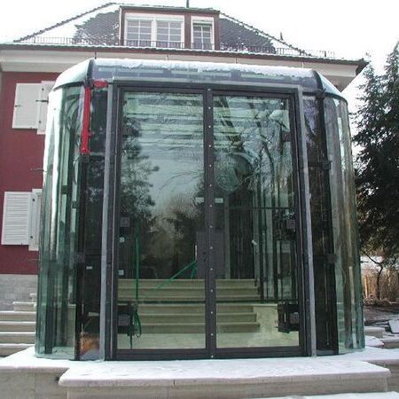 Wintergarten aus Glas